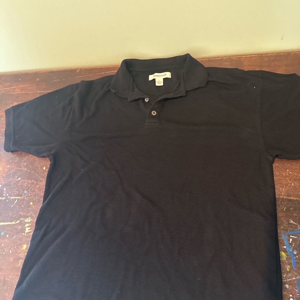 Pronto Uomo Classic Black Polo Shirt